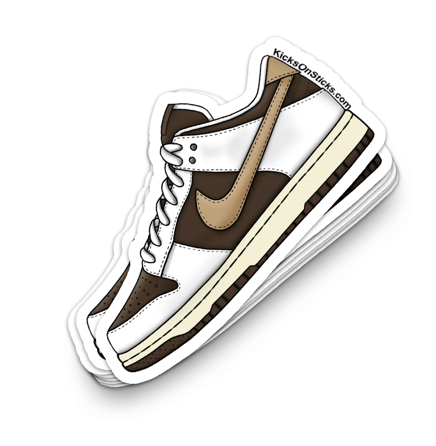 Dunk Low "NN Baroque Brown" Sneaker Sticker