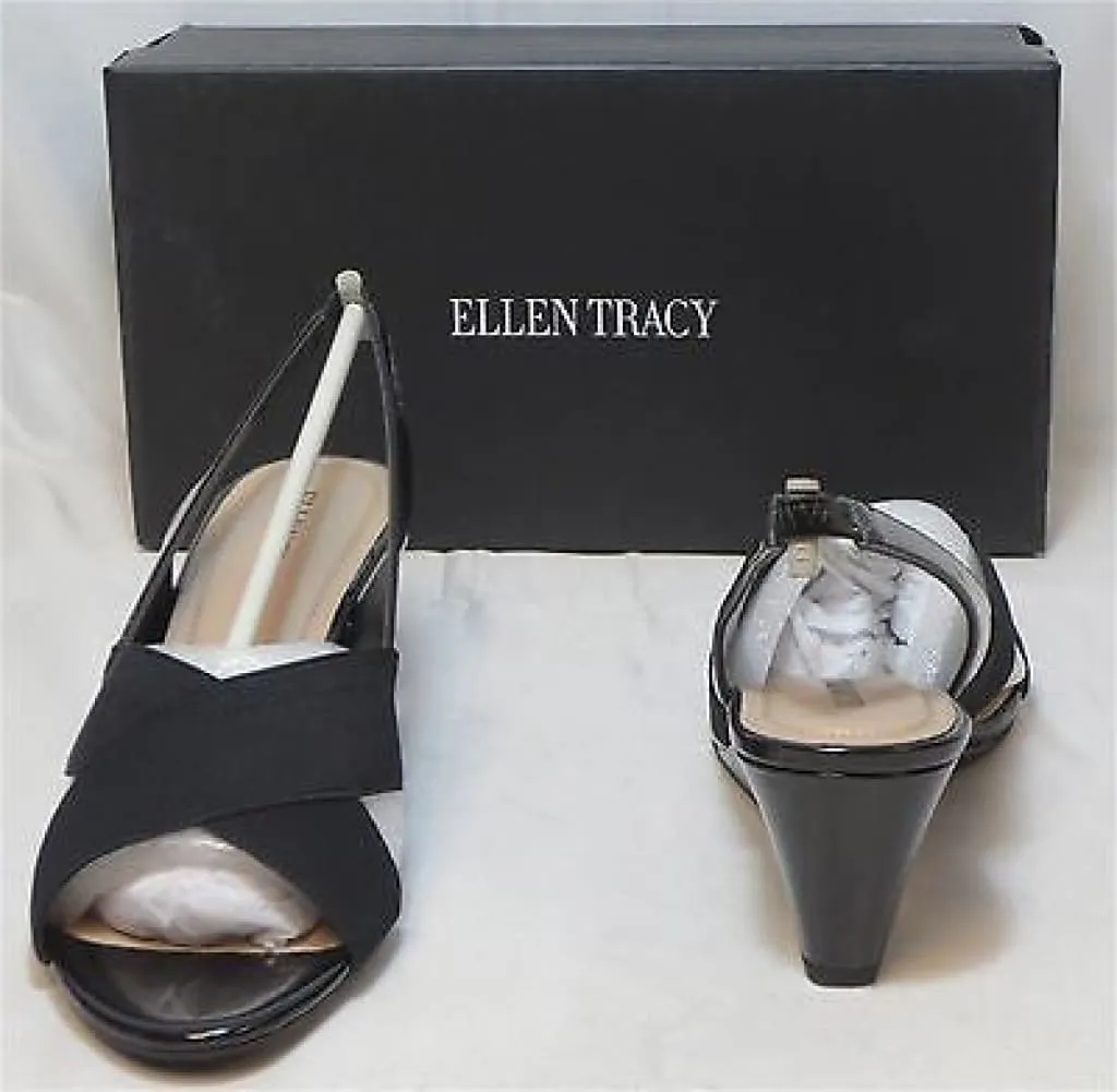 ELLEN TRACY Women's Impulse Sandal - Black -