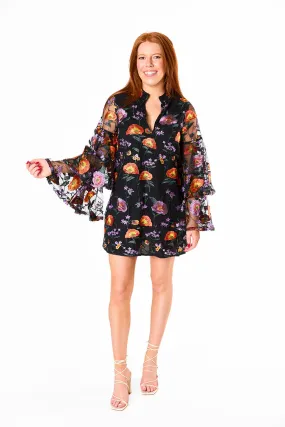 Gayle Long Sleeve Mini Dress - Westwind