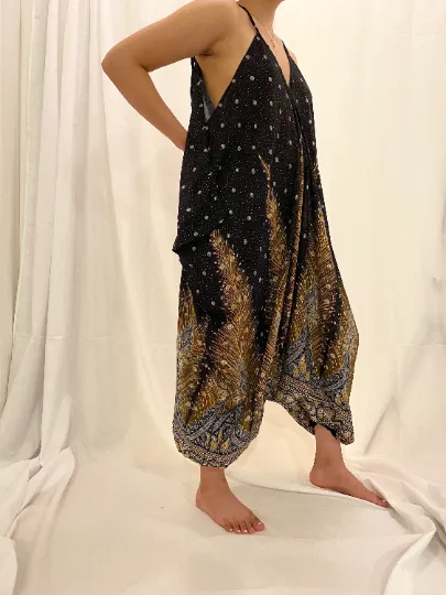 Geometric  Bohemian Summer Jumpsuit