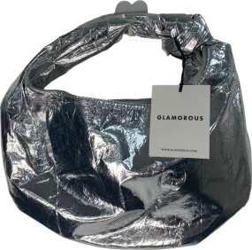 glamerous Metallic Silver Grab Bag One Size