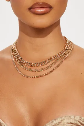 Gold On Me Necklace - Gold