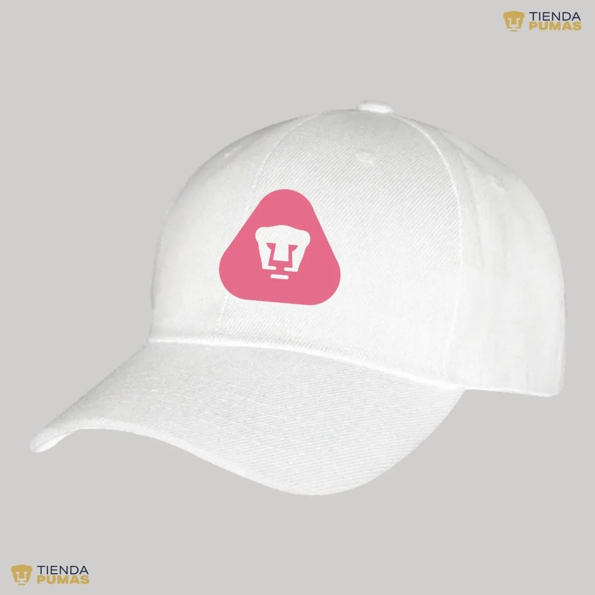 Gorra Pumas UNAM Hombre Mujer Ajustable Emblema Rosa 5 Vinil