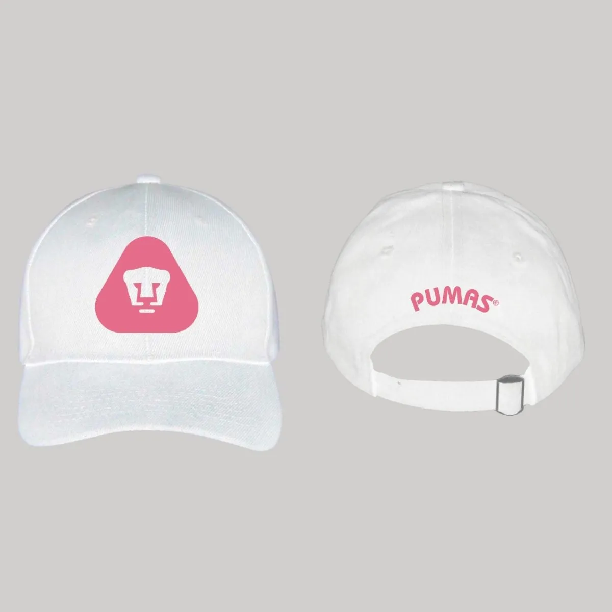 Gorra Pumas UNAM Hombre Mujer Ajustable Emblema Rosa 5 Vinil