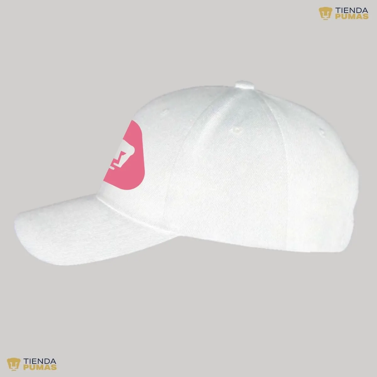 Gorra Pumas UNAM Hombre Mujer Ajustable Emblema Rosa 5 Vinil