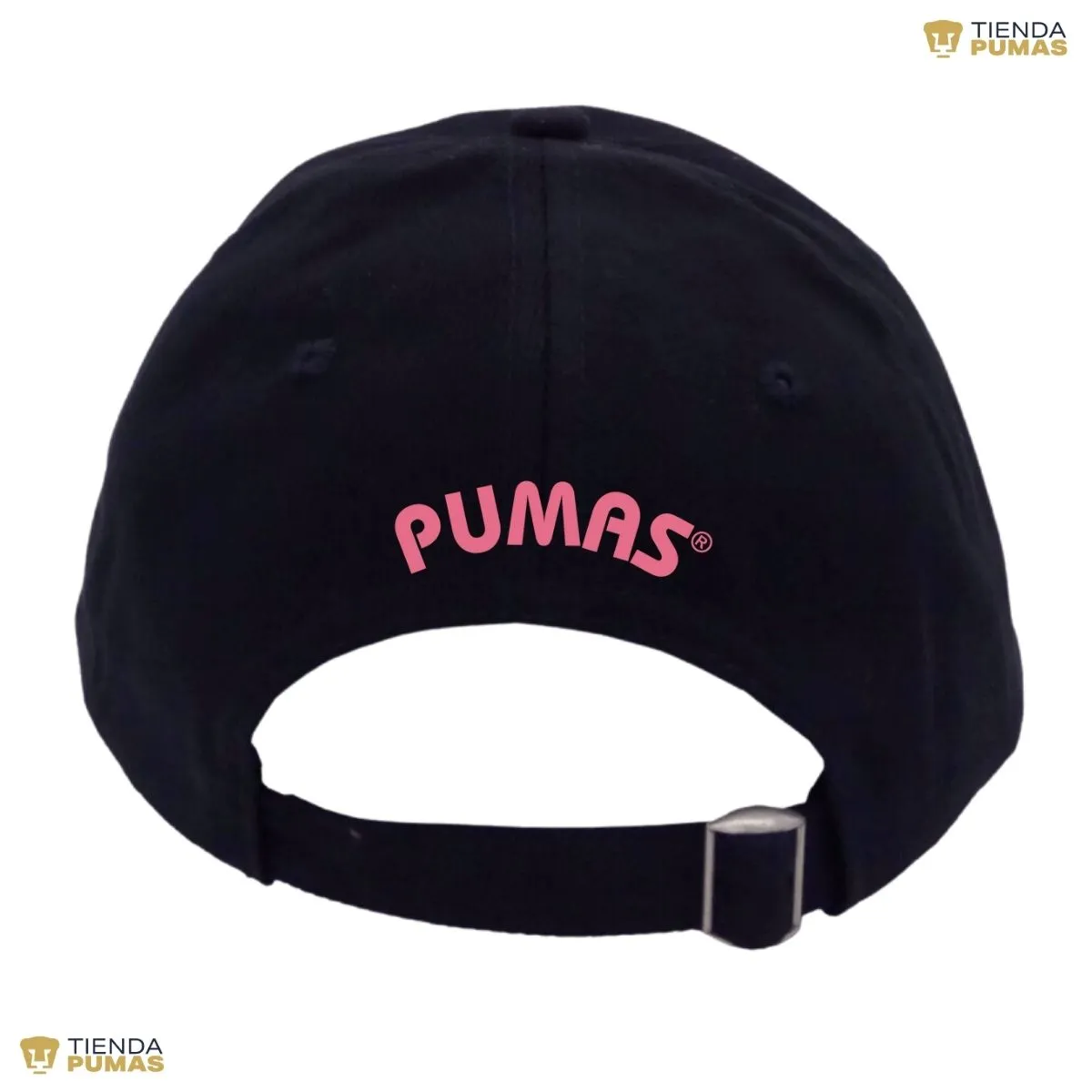 Gorra Pumas UNAM Hombre Mujer Ajustable Emblema Rosa 5 Vinil