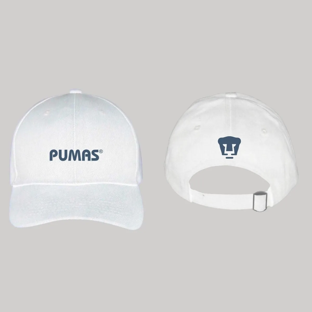 Gorra Pumas UNAM Hombre Mujer Ajustable Logo Azul 2 Vinil