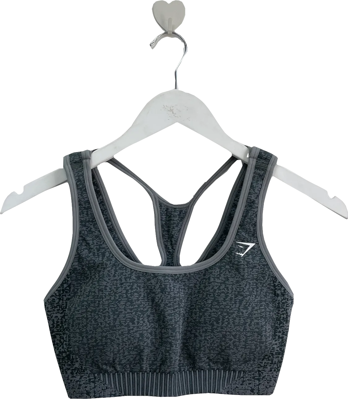 gymshark Grey Marl Seamless Scoop Bra Bnwt UK M