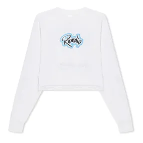 In Loving Memory Cropped Long Sleeve (White)