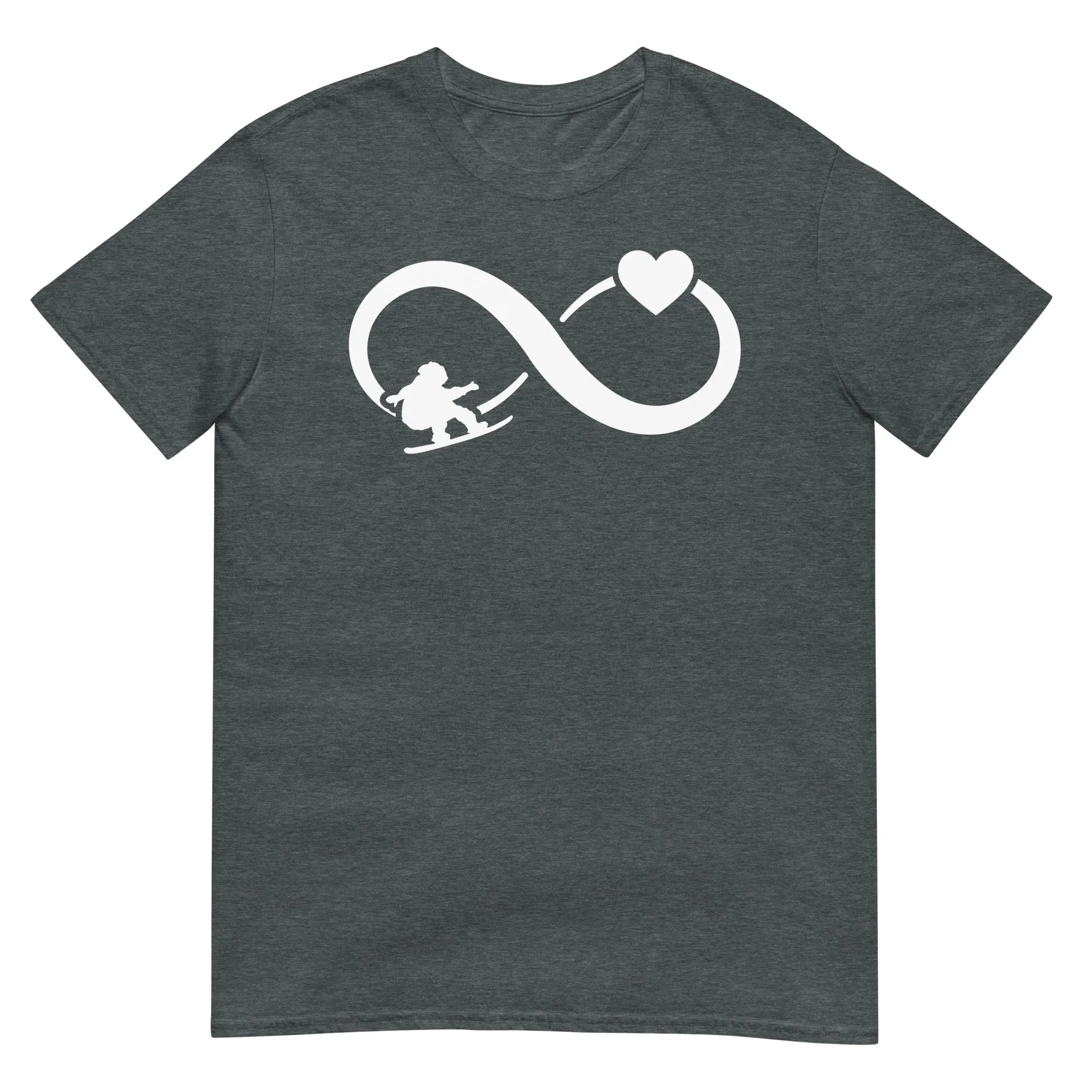 Infinity Heart and Snowboarding - T-Shirt (Unisex)