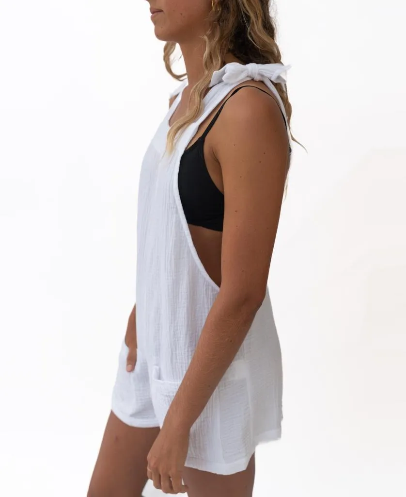 Jasmin Playsuit | White