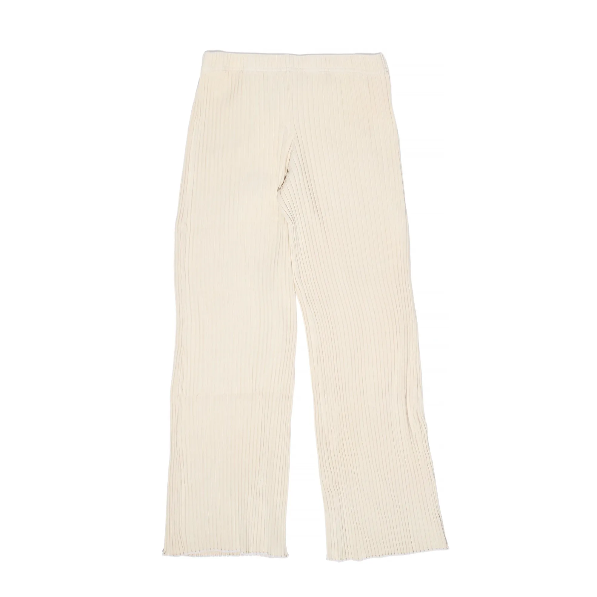 John Elliott Womens Ginza Rib Cropped Pant 'Feather'