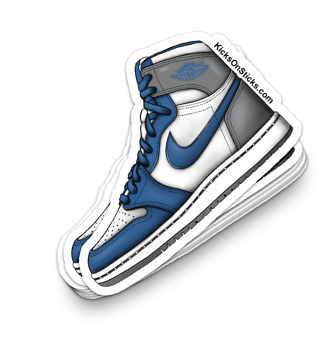 Jordan 1 "True Blue" Sneaker Sticker