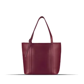 JUNE MAROON TOTE BLACK