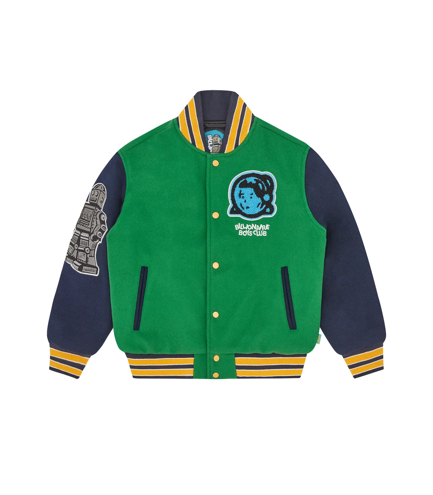 KIDS ASTRO VARSITY JACKET - GREEN