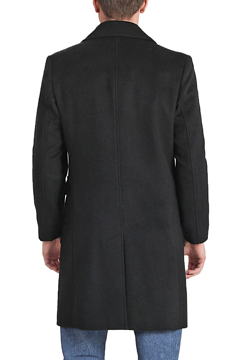 Landing Leathers Men Addison Wool Blend Pea Coat