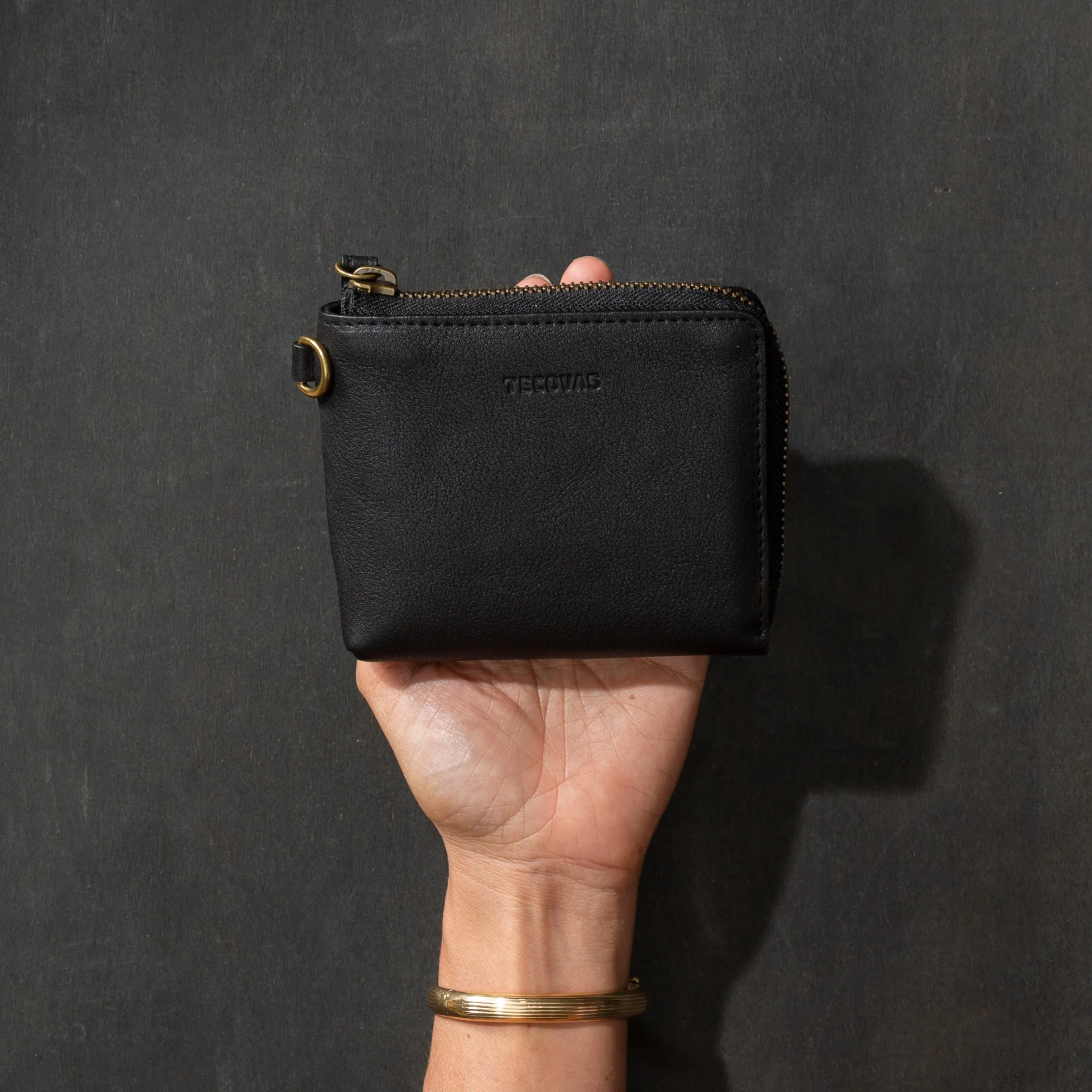 Leather L-Zip Wallet