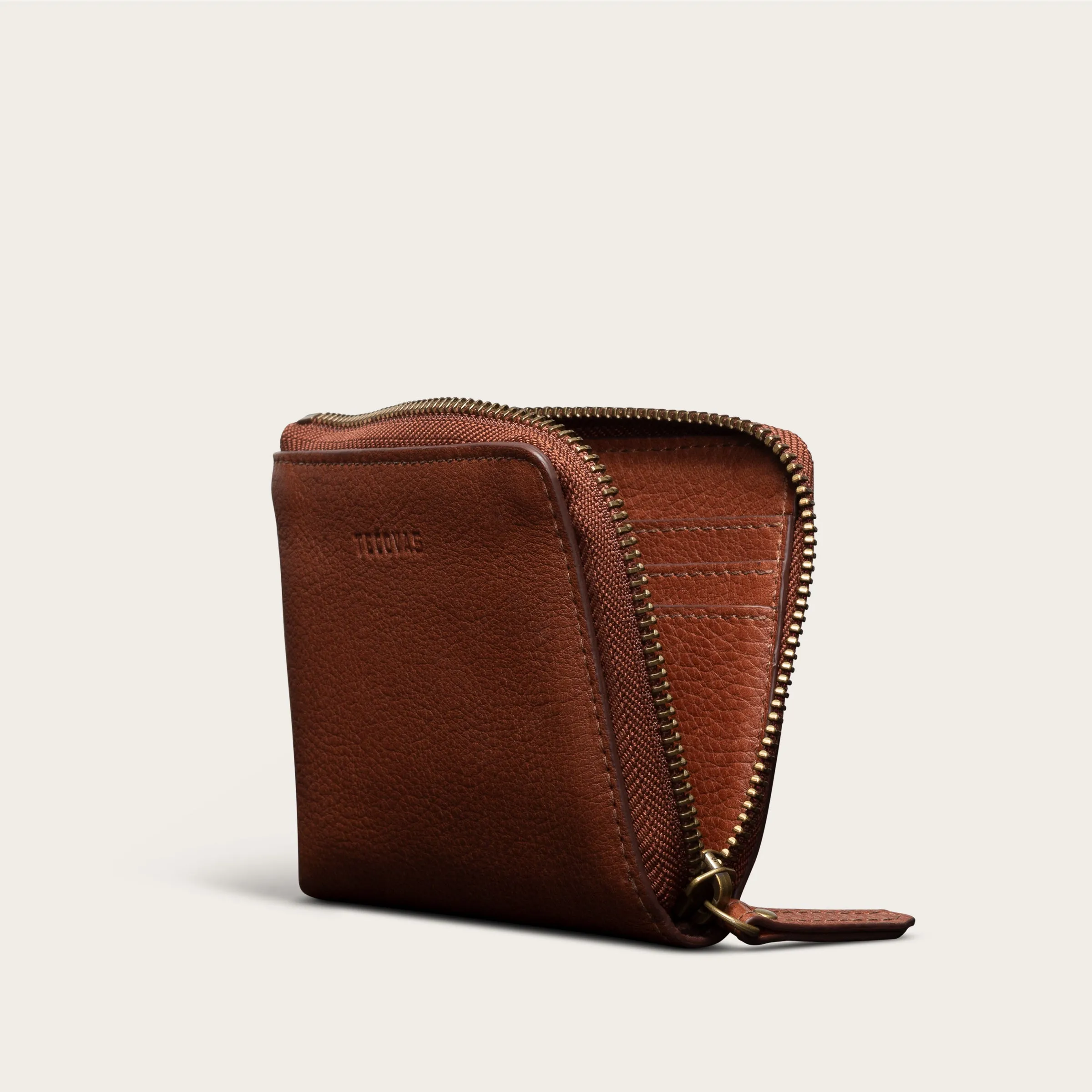 Leather L-Zip Wallet