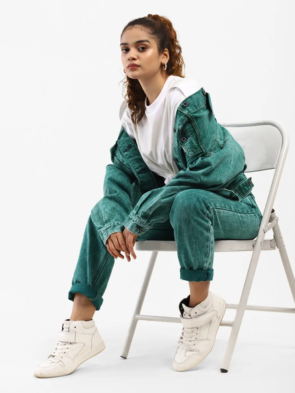 Levi's x Deepika Padukone Emerald Trucker Jacket