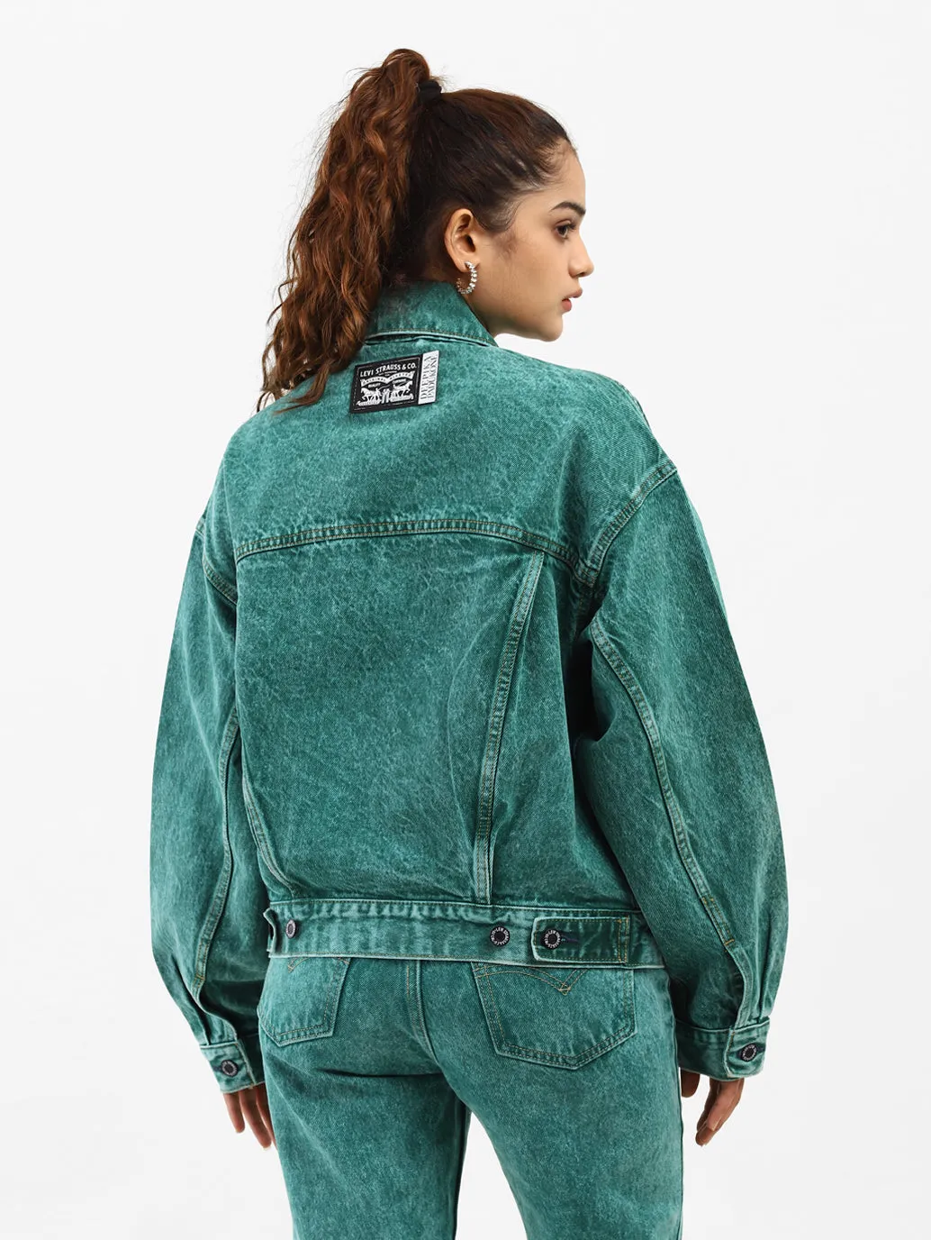 Levi's x Deepika Padukone Emerald Trucker Jacket