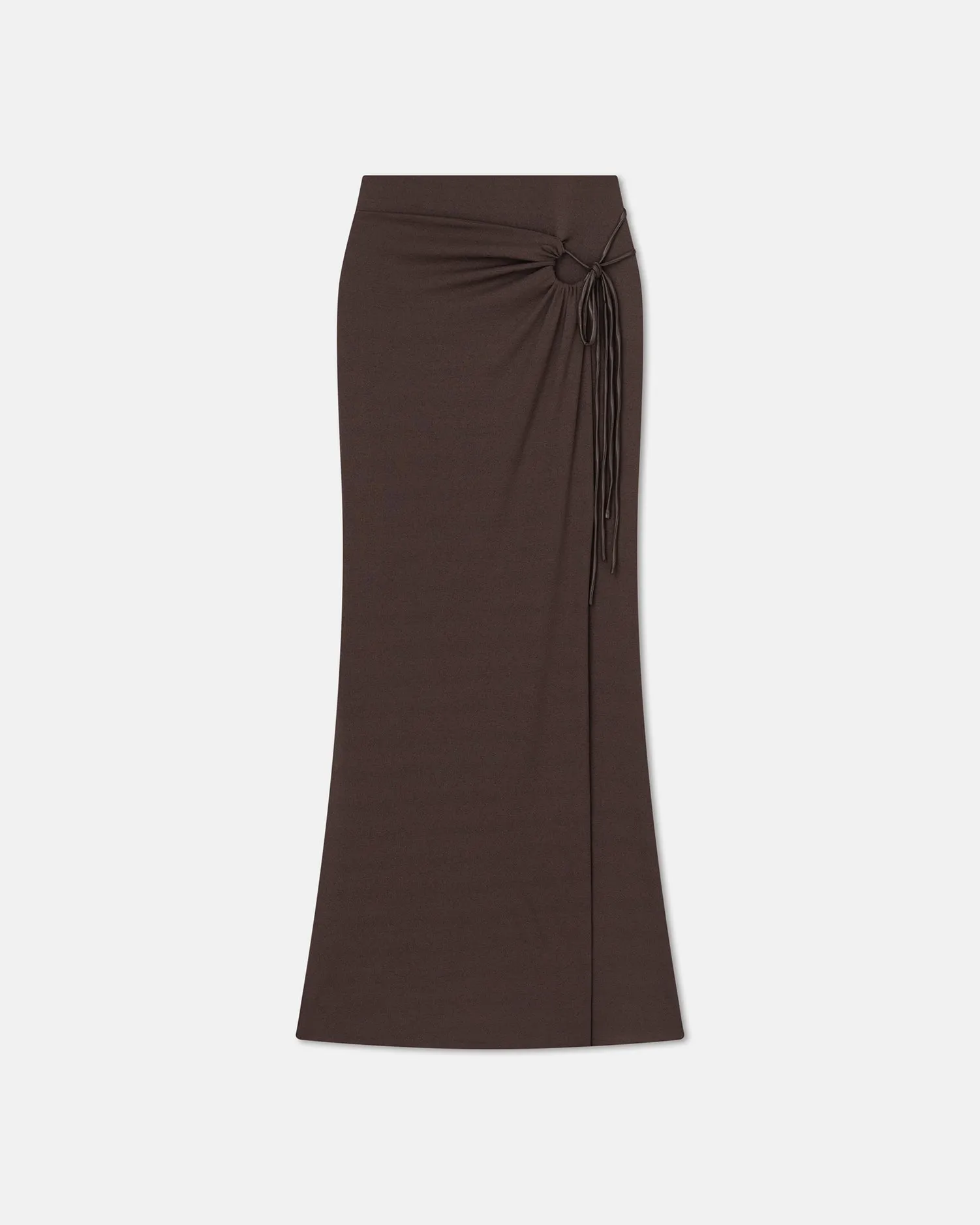 Macea - Mesh-Jersey Maxi Skirt - Nutmeg