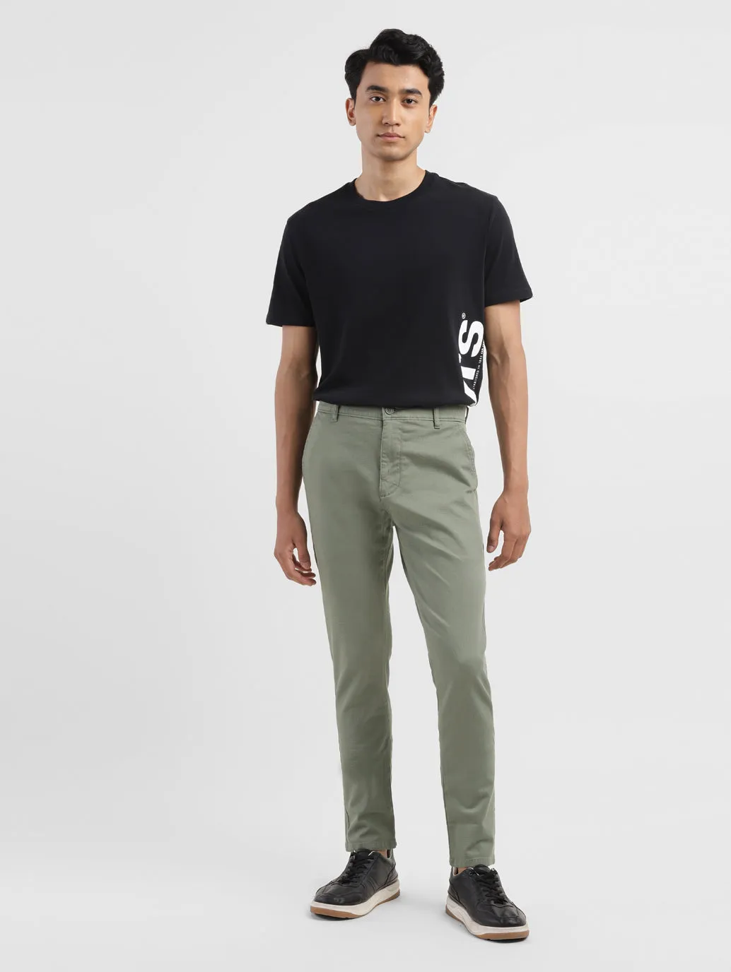 Men's 512 Green Slim Tapered Fit Trousers