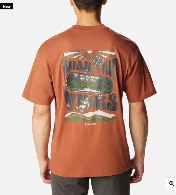 MEN'S BLACK BUTTE GRAPHIC T-SHIRT - AUBURN ROAD TRIP VIBES