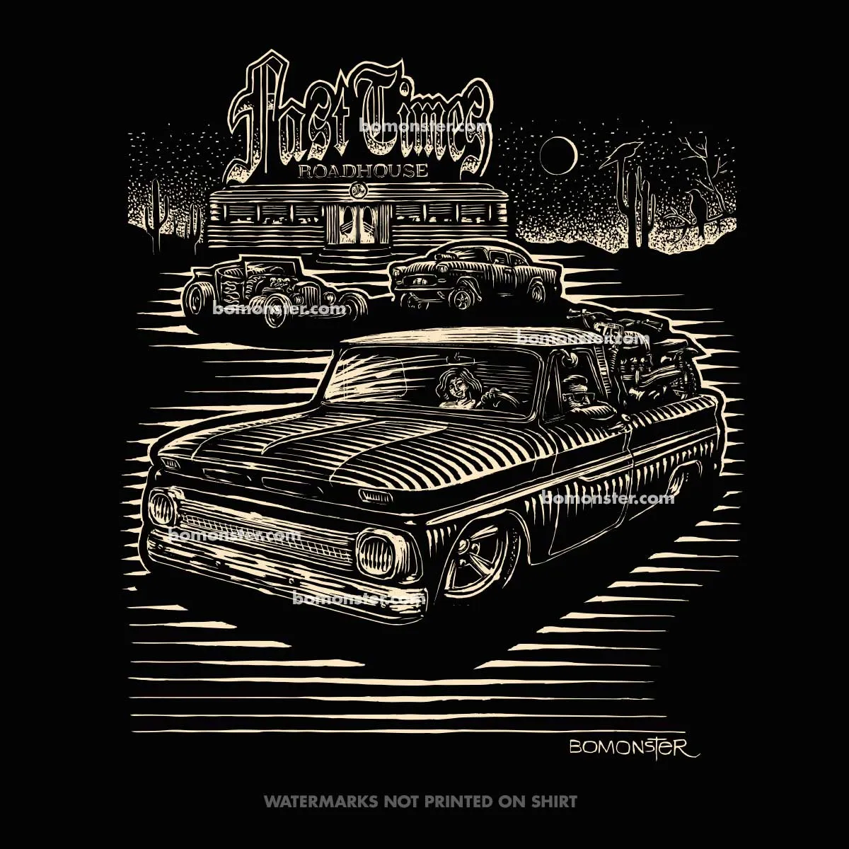 Men's Chevy Truck T-Shirt "Roadhouse"