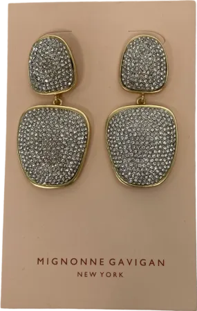 Mignonne gavigan Metallic Rebecca Earrings Gold Clear