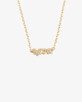 Milky Way single necklace gold