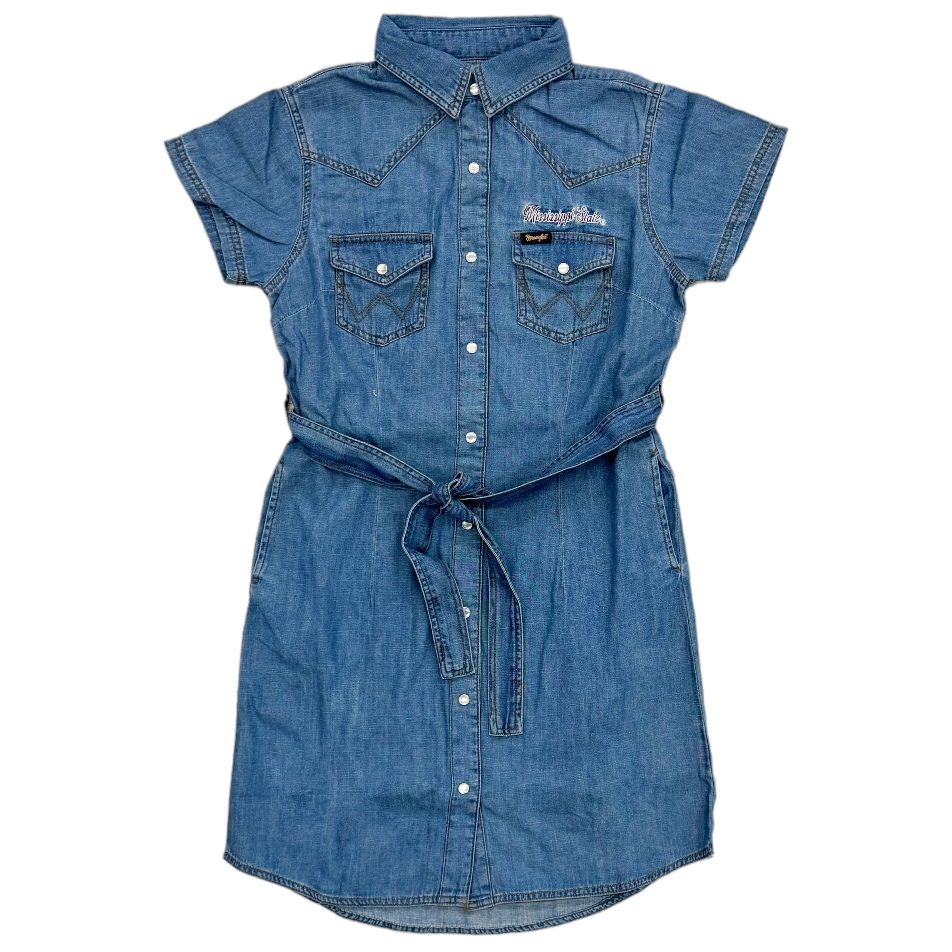 Mississippi State Wrangler® Snap Denim Dress