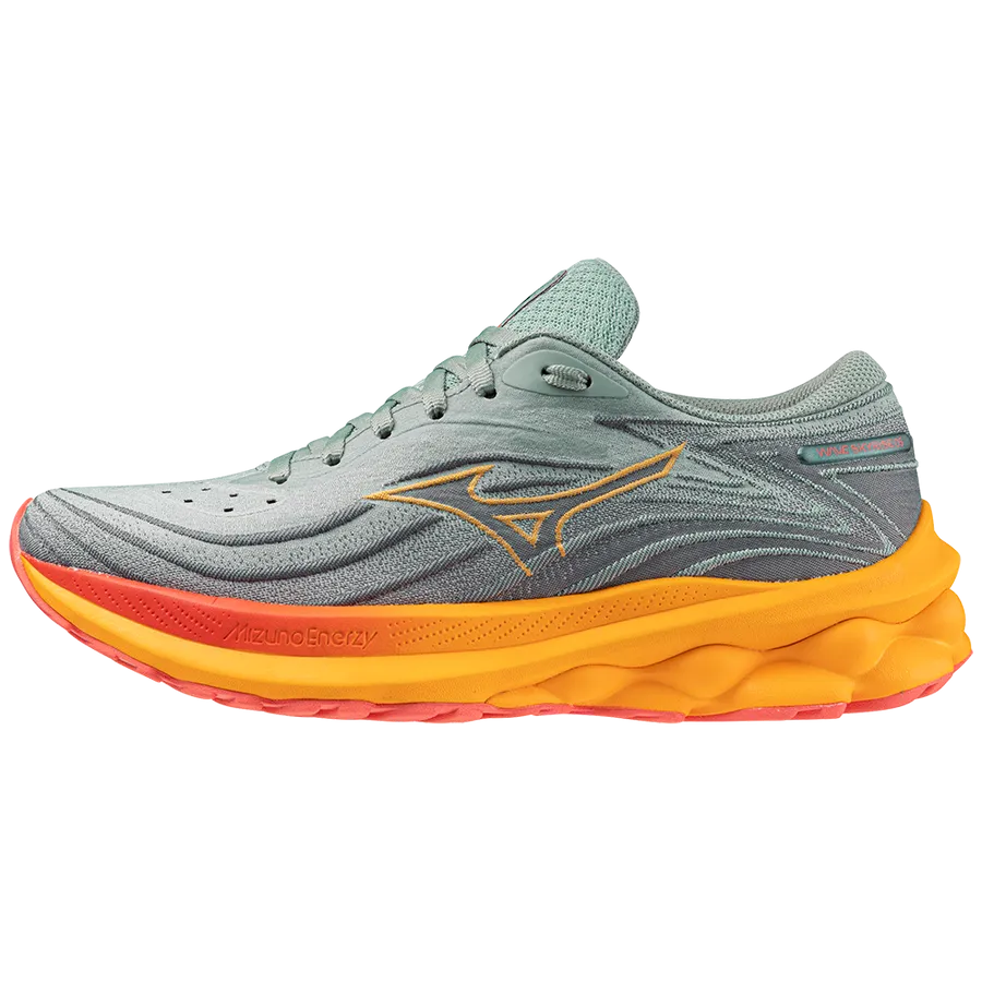 Mizuno Wave Skyrise 5 (Womens) - Abyss/Dubarry/Carrot Curl