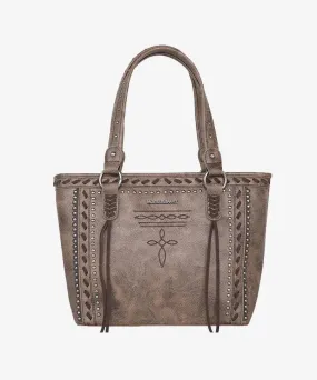 Montana West Whipstitch Concealed Carry Tote Bag