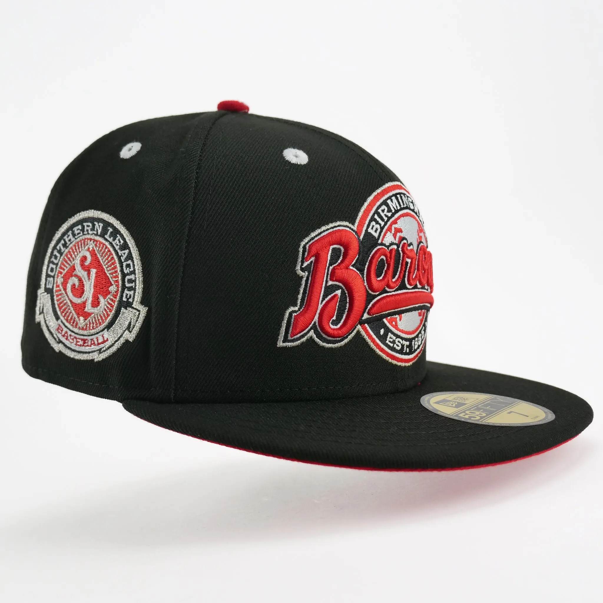 New Era Custom Exclusive Fitted Birmingham Barons ( Breds) Minor League Cap