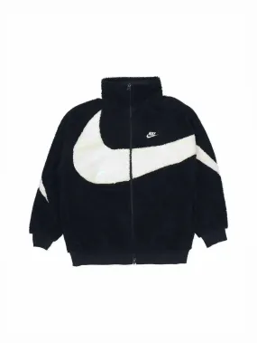 Nike Big Swoosh Reversible Boa Jacket Black White [Asia Sizing]