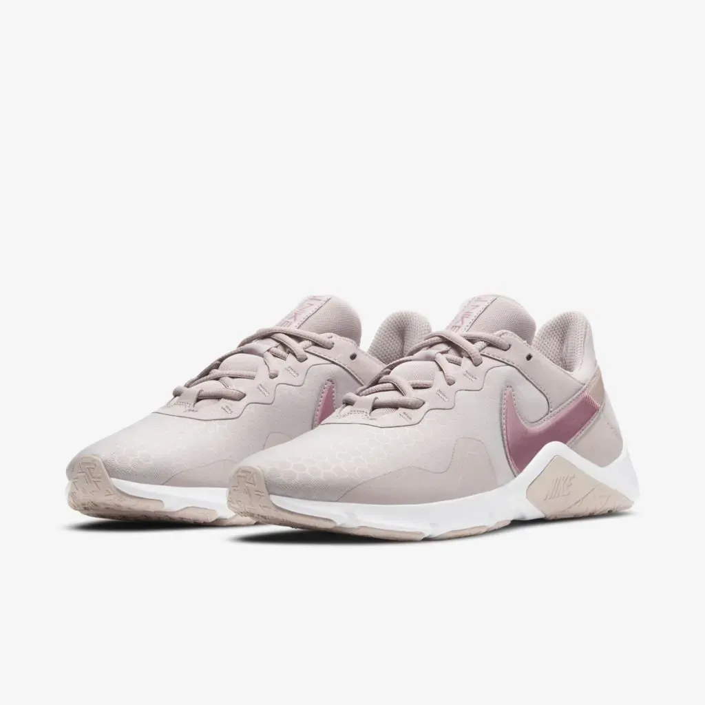 Nike Women's Legend Essential 2 Shoes - Platinum Violet / Stone Mauve / White / Desert Berry