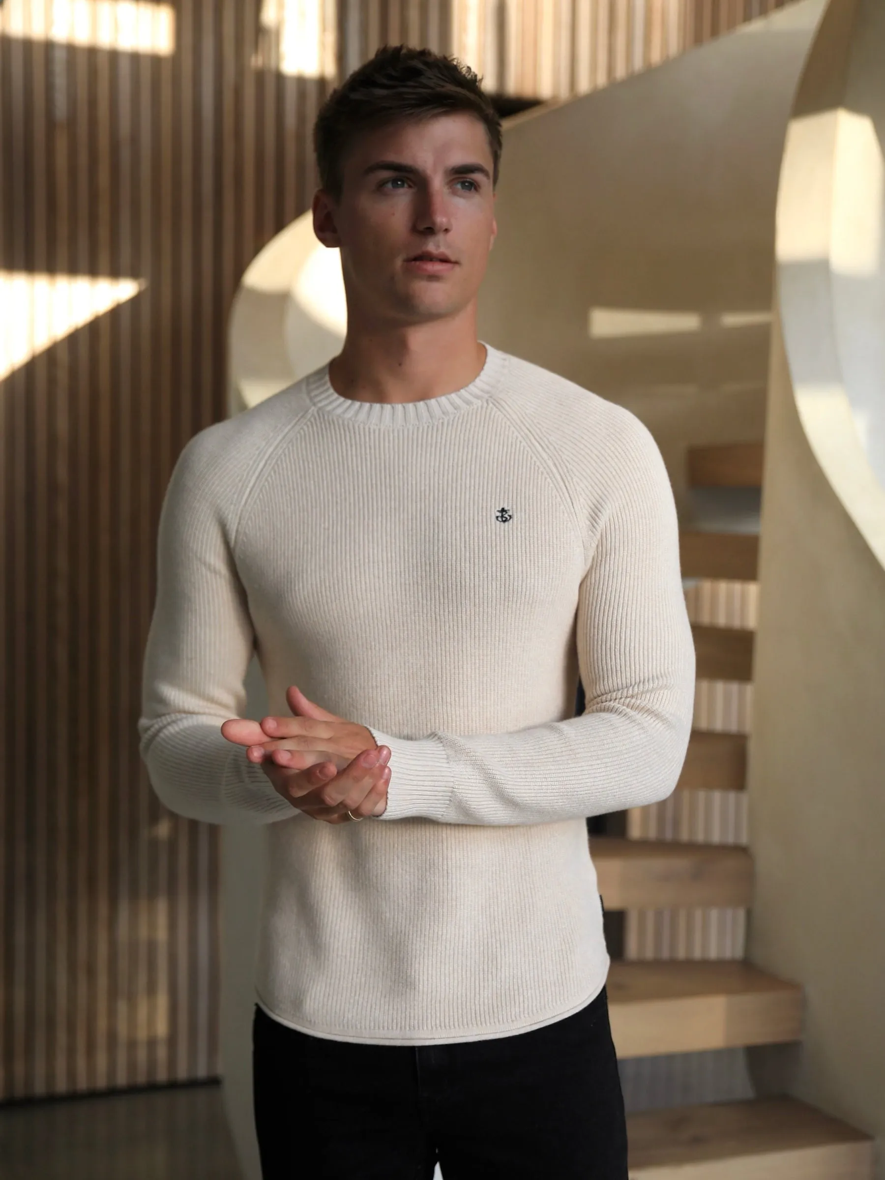 Olton Knit Jumper - Beige