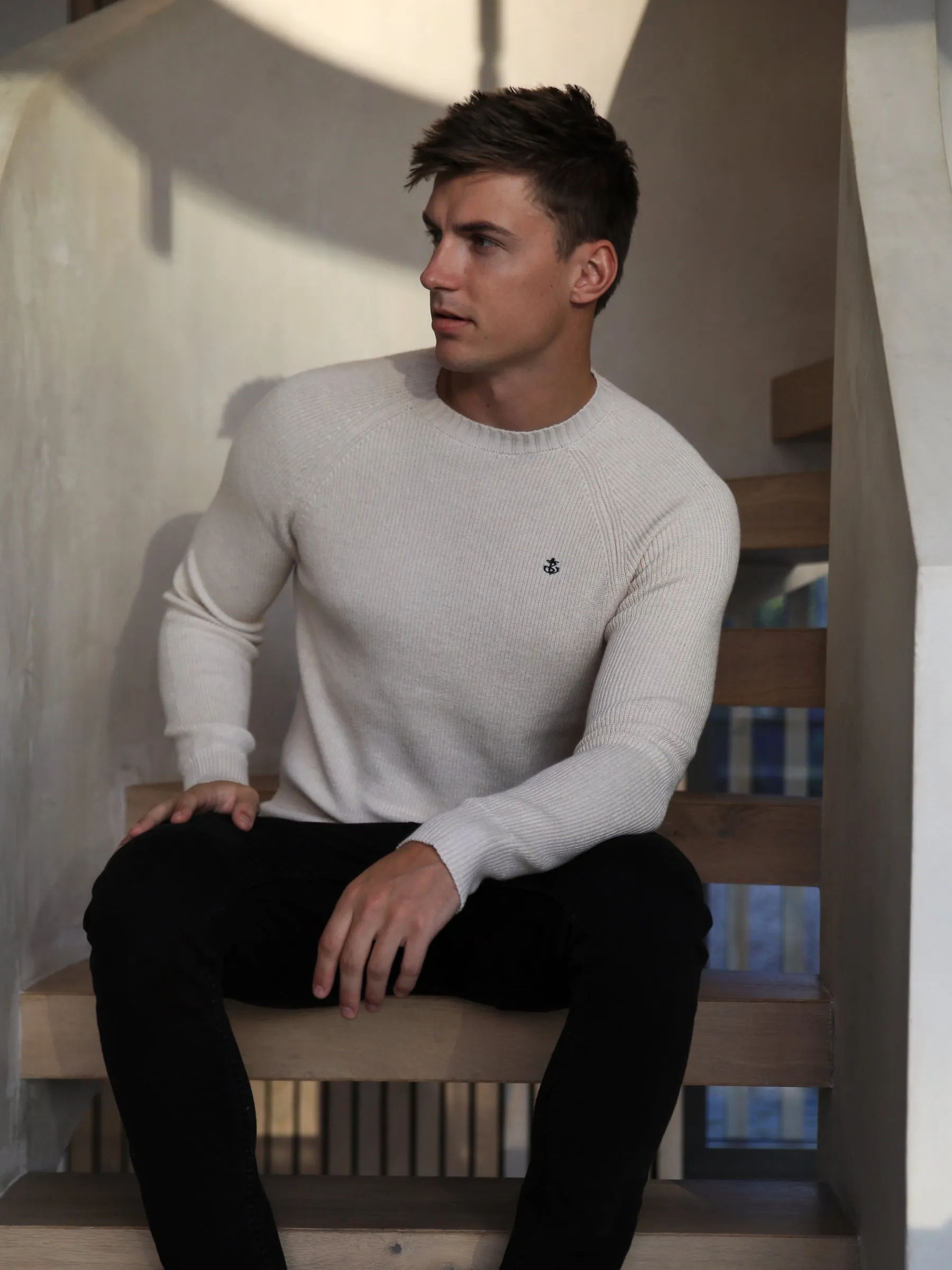 Olton Knit Jumper - Beige