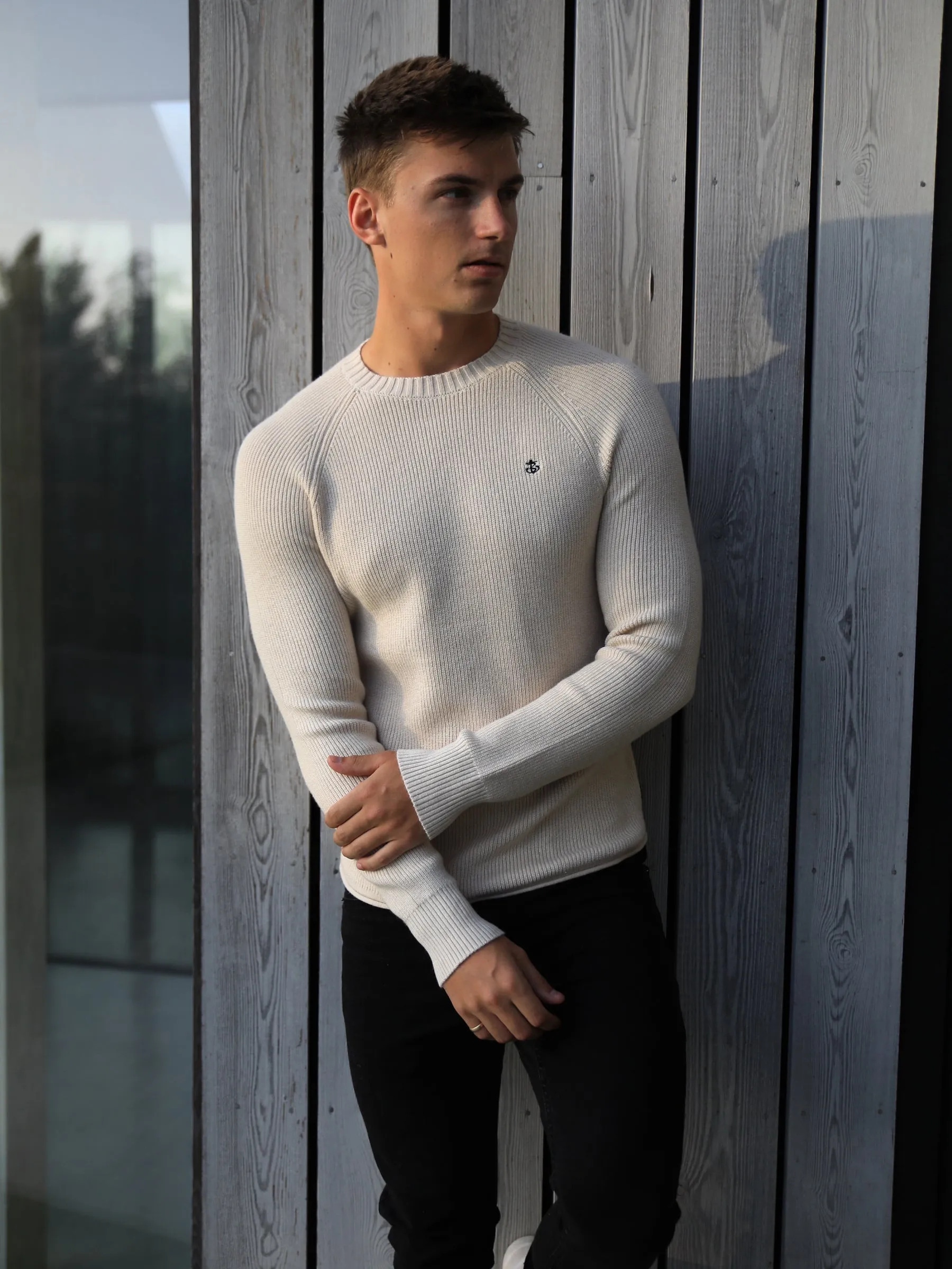 Olton Knit Jumper - Beige