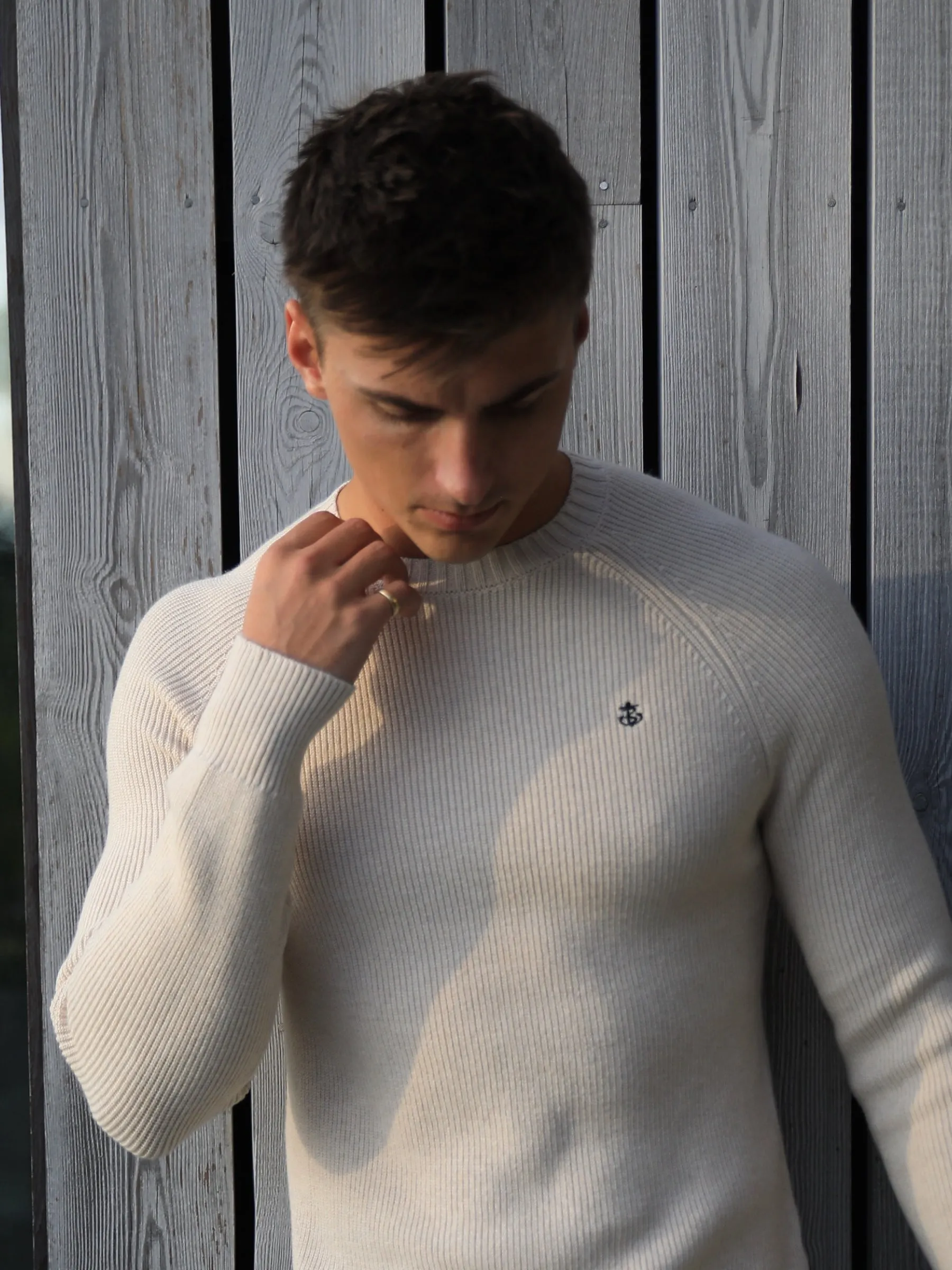 Olton Knit Jumper - Beige