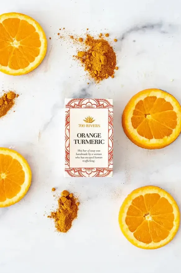 Orange Turmeric Soap Bar