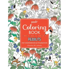 Posh Adult Coloring Book: Peanuts for Inspiration & Relaxation