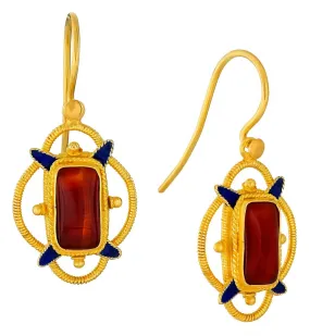 Princess Dashkova Carnelian Earrings