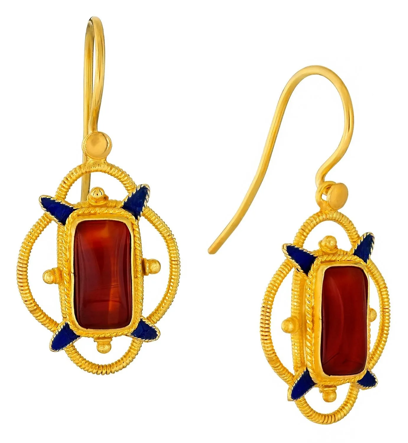 Princess Dashkova Carnelian Earrings