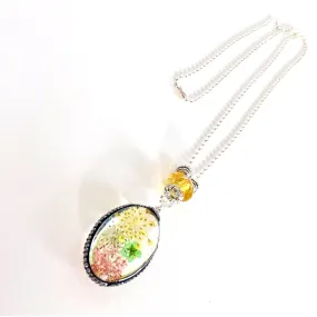 "Lost  Garden" Pendant Necklace (Summer)