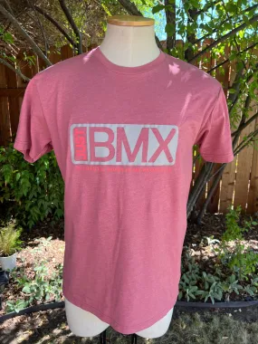 RIM JUST BMX Unisex Tee shirt Mauve/Grey/Hibiscus