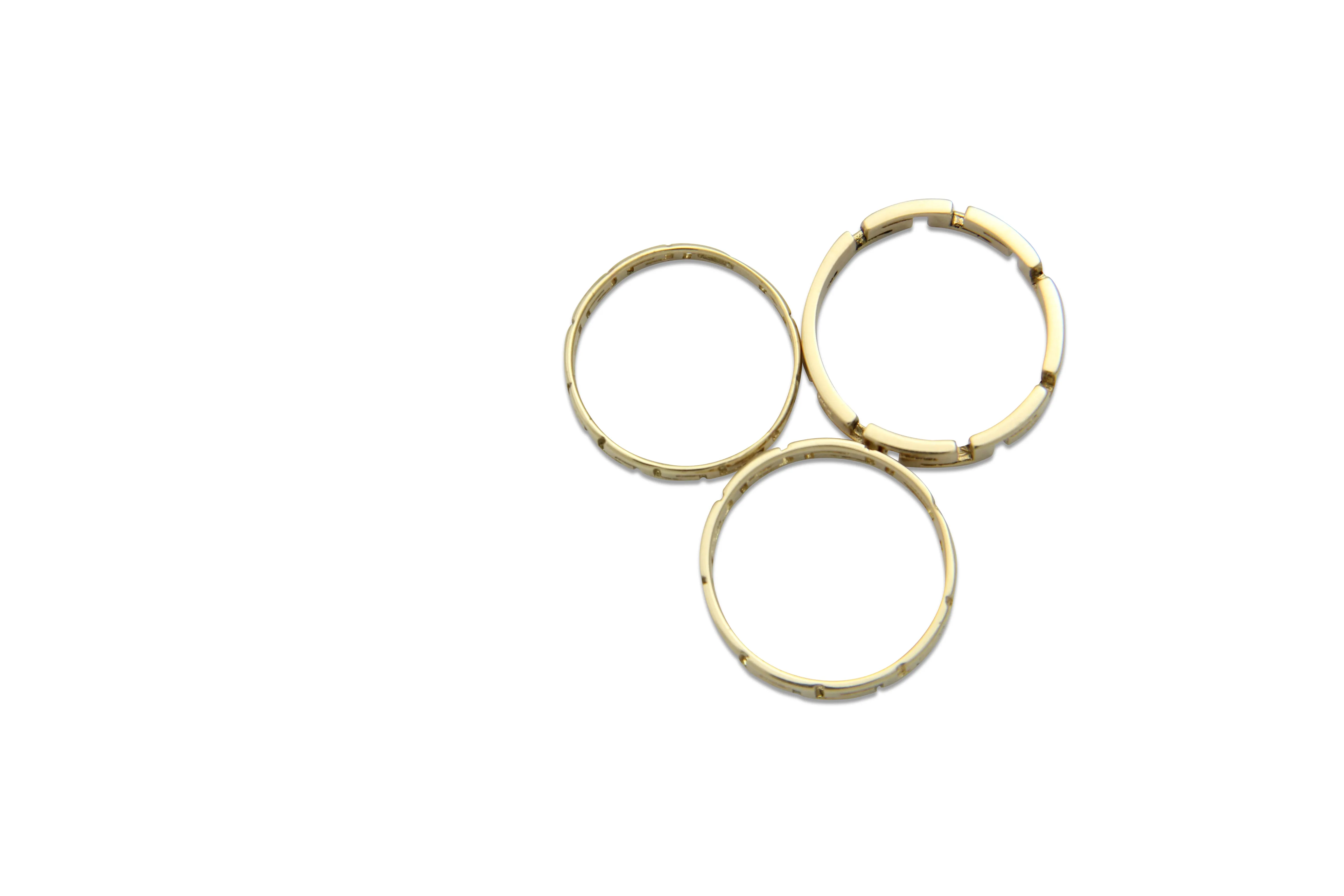 Rivers of Life Meander Gold Ring