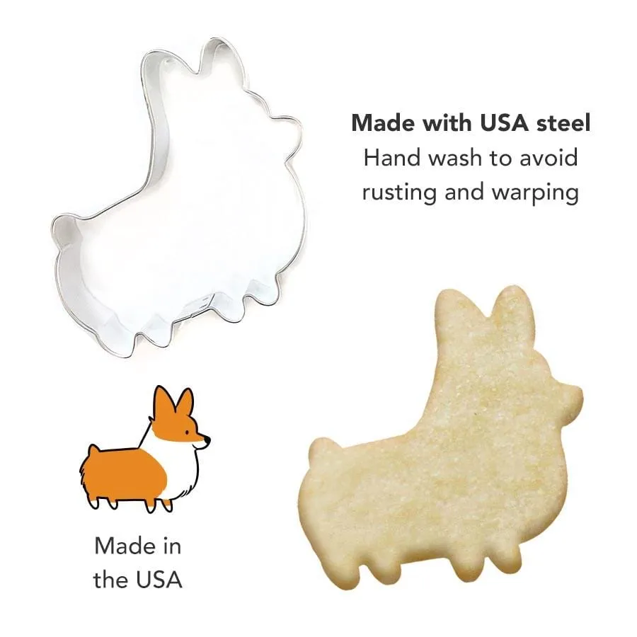 Set of 3 | Corgi Cookie Cutters