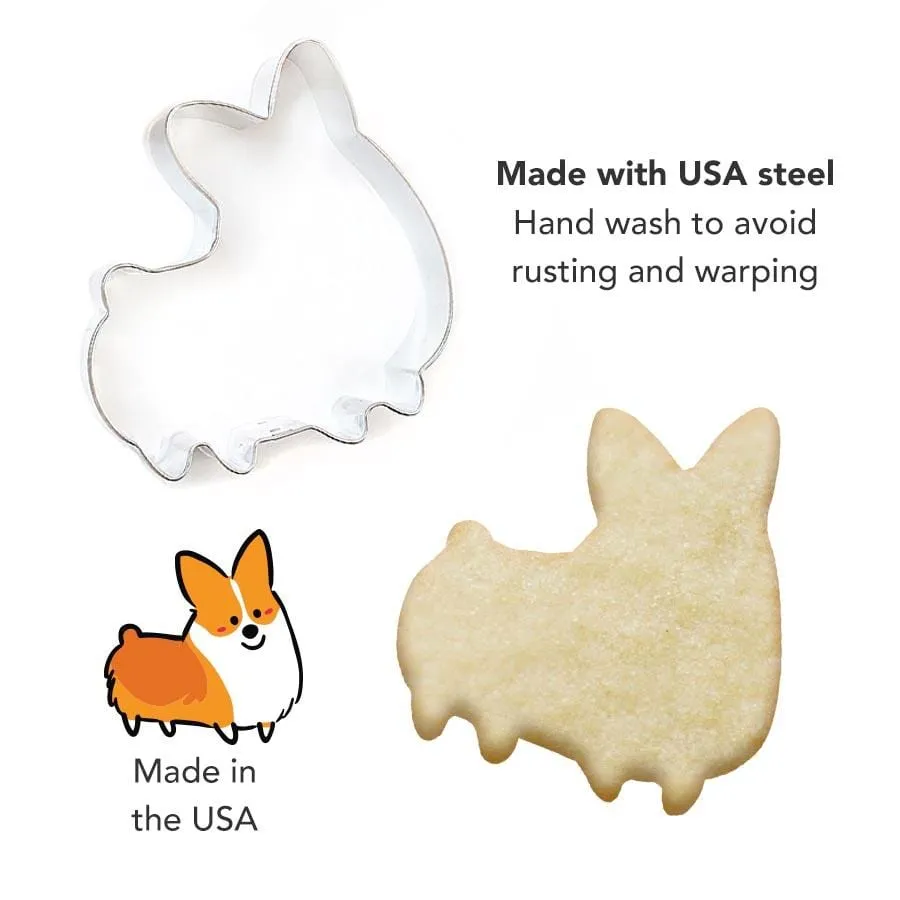 Set of 3 | Corgi Cookie Cutters