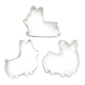 Set of 3 | Corgi Cookie Cutters